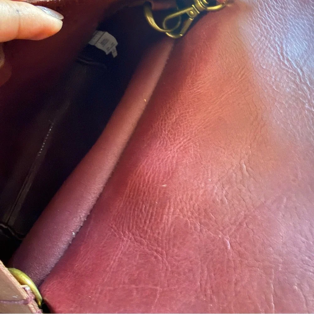 Madewell Small Transport Bag in Dark Cabernet - Picture 6 of 12